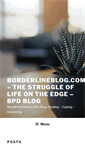 Mobile Screenshot of borderlineblog.com